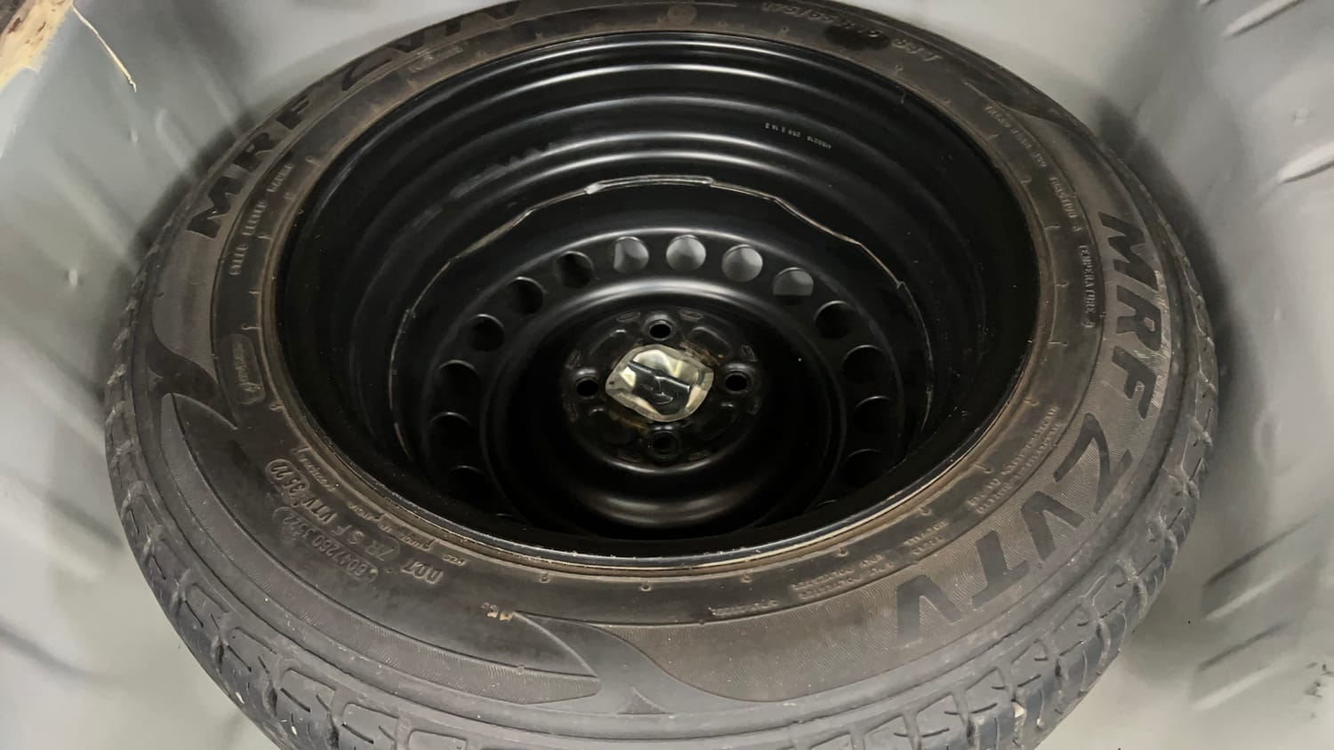 Used 2022 Honda City ZX CVT Petrol Petrol Automatic tyres SPARE TYRE VIEW