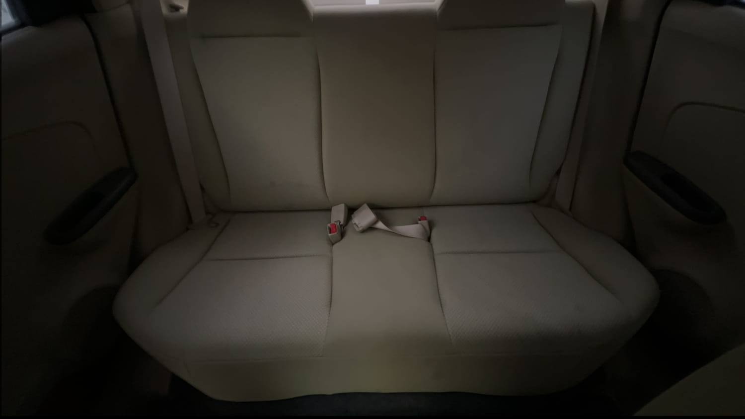 Used 2013 Honda Brio S MT Petrol Manual interior REAR SEAT CONDITION VIEW