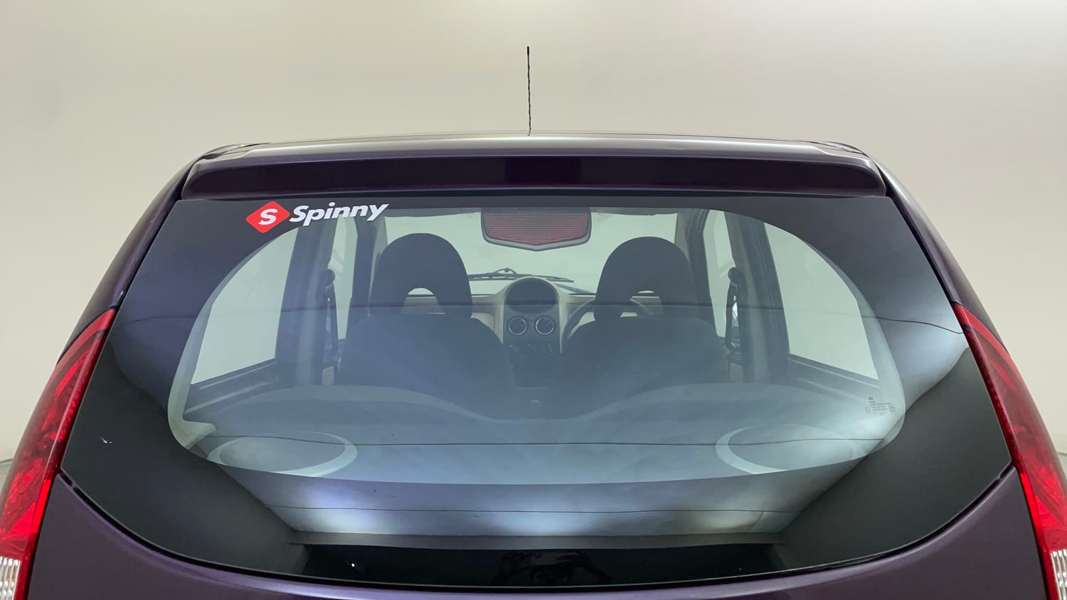 Used 2015 Tata Nano Twist XTA Petrol Automatic exterior BACK WINDSHIELD VIEW