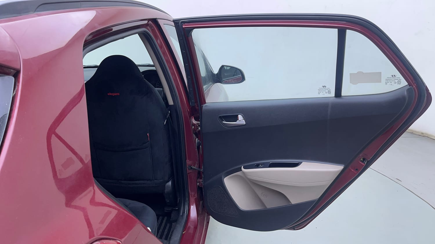 Used 2016 Hyundai Grand i10 Asta 1.2 Kappa VTVT Petrol Manual interior RIGHT REAR DOOR OPEN VIEW