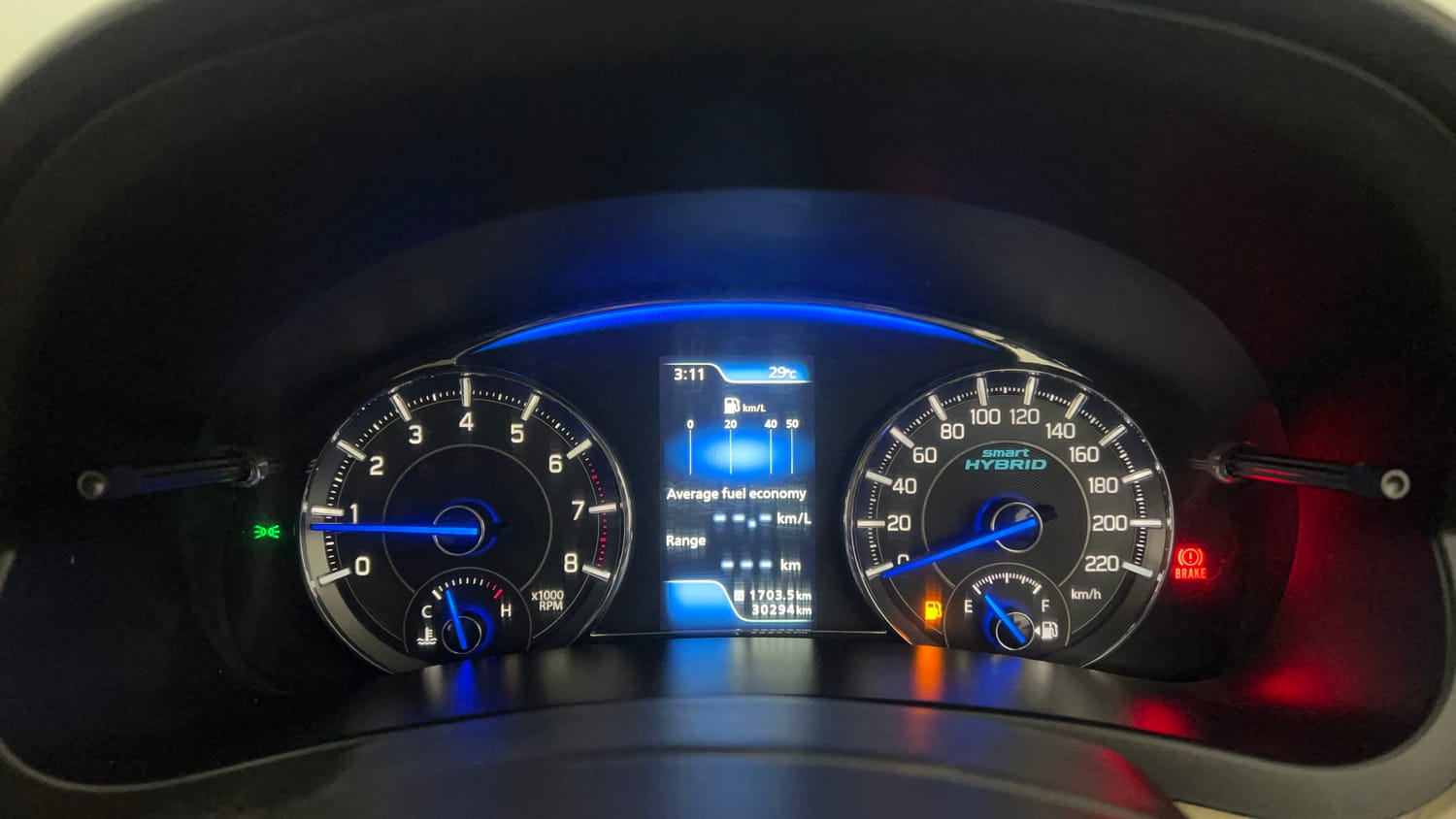Used 2019 Maruti Suzuki Ciaz Alpha Hybrid 1.5 Petrol Manual interior CLUSTERMETER VIEW