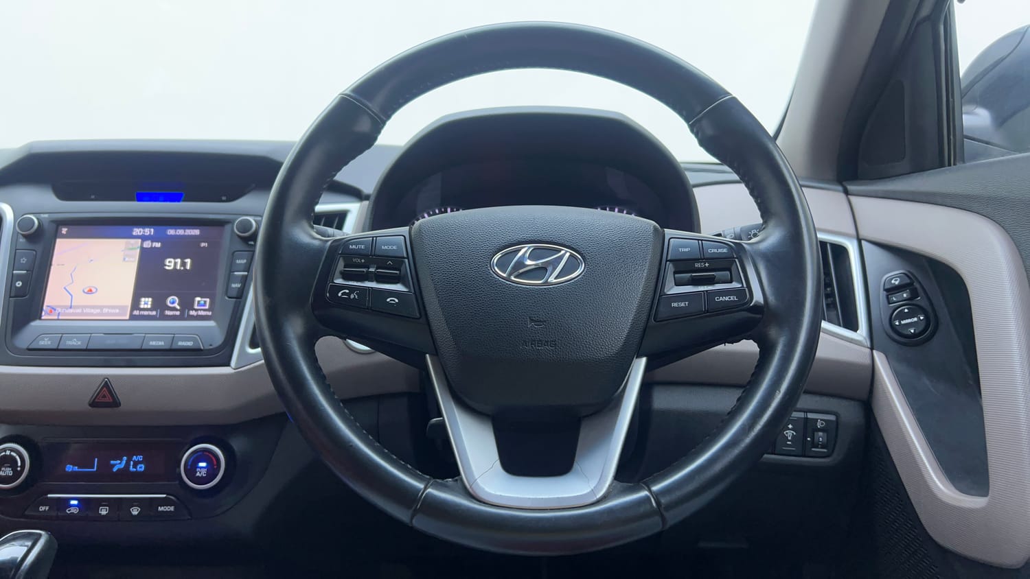 Used 2019 Hyundai Creta SX 1.6 AT Petrol Petrol Automatic interior STEERING VIEW