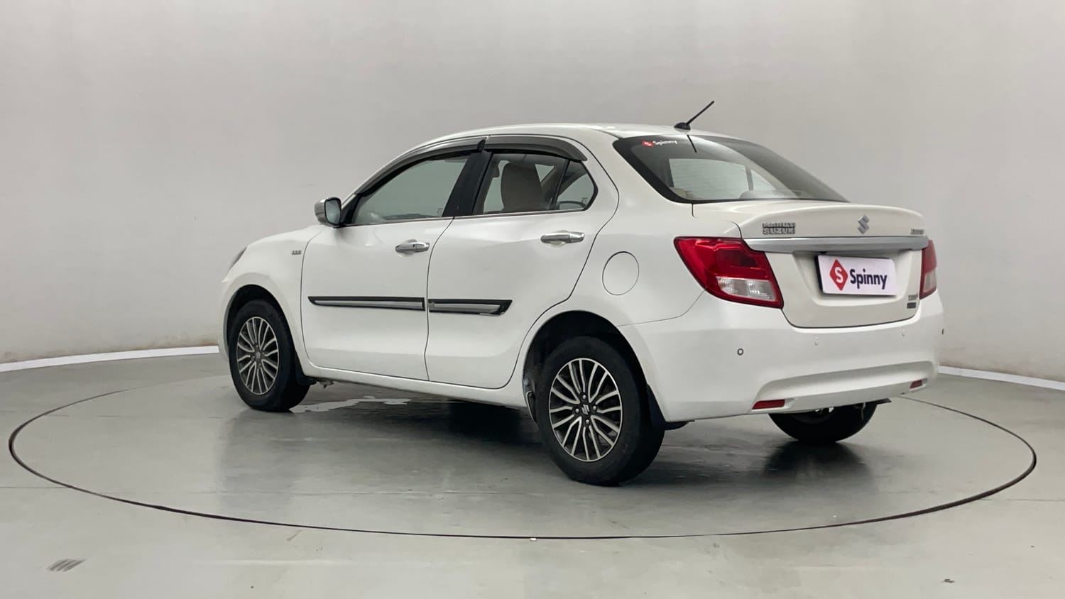 Used 2017 Maruti Suzuki Dzire ZDi Plus AMT Diesel Automatic exterior LEFT REAR CORNER VIEW