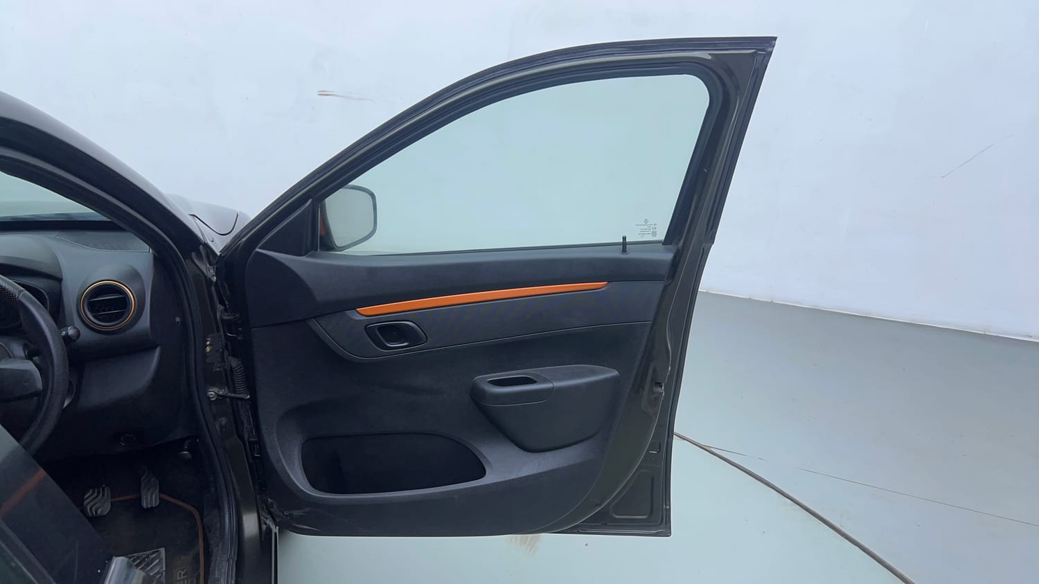 Used 2018 Renault Kwid CLIMBER 1.0 Petrol Manual interior RIGHT FRONT DOOR OPEN VIEW