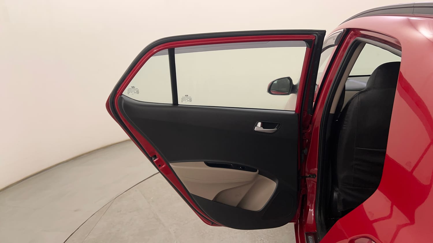 Used 2017 Hyundai Grand i10 Sportz (O) 1.2 Kappa VTVT Petrol Manual interior LEFT REAR DOOR OPEN VIEW