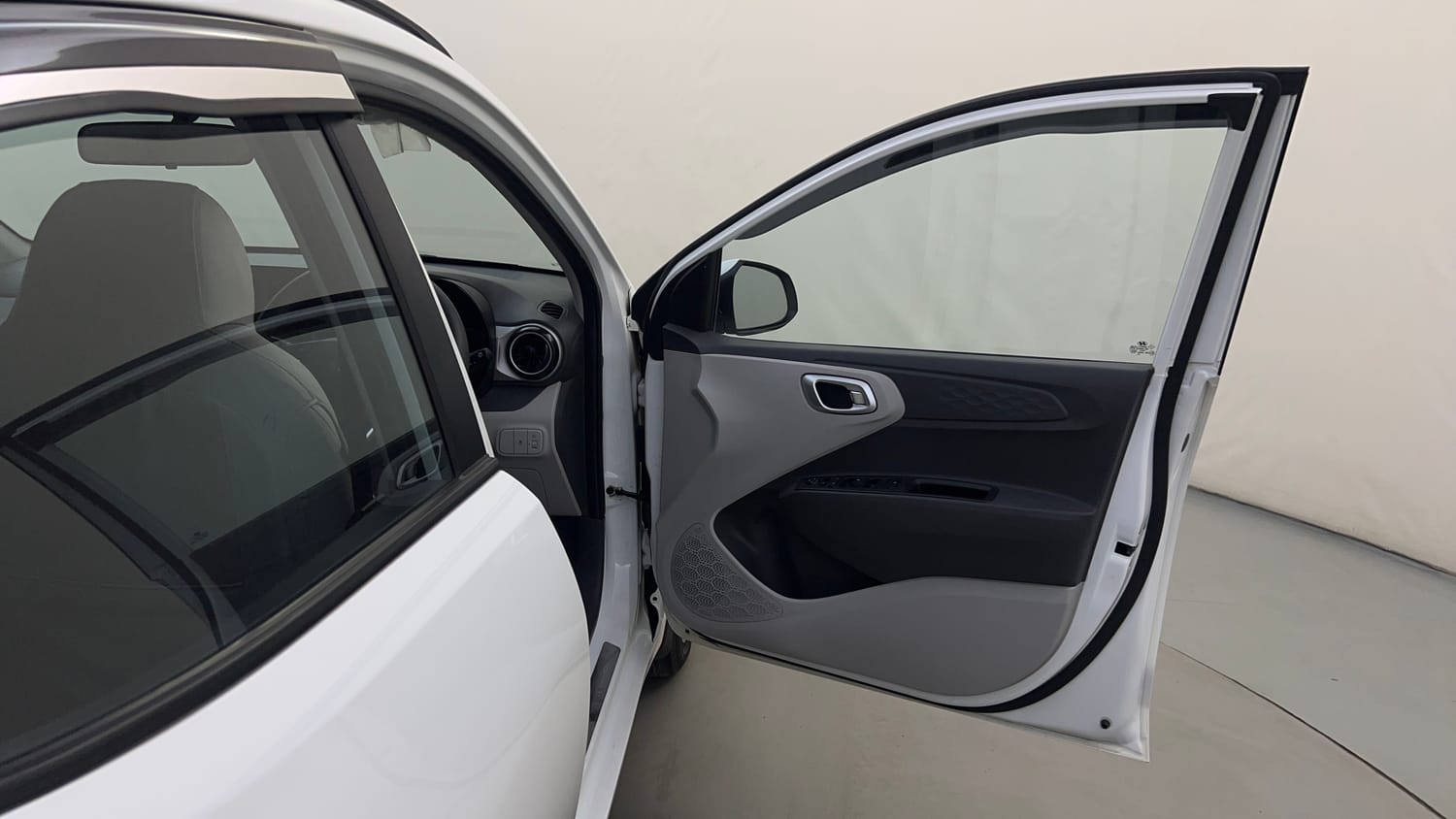 Used 2023 Hyundai Grand i10 Nios Sportz 1.2 Kappa VTVT Petrol Manual interior RIGHT FRONT DOOR OPEN VIEW
