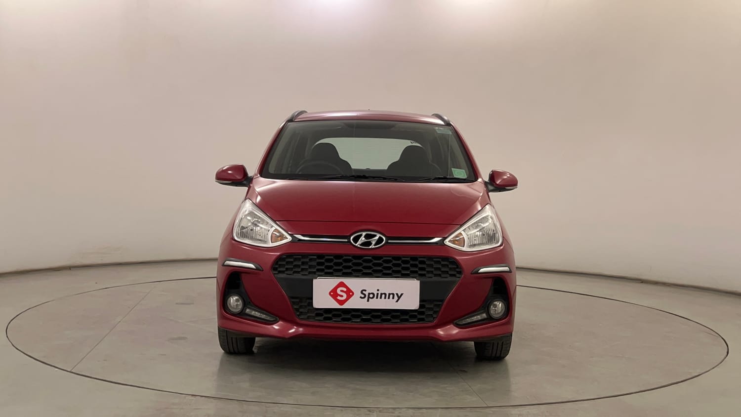 Used 2017 Hyundai Grand i10 Sportz (O) 1.2 Kappa VTVT Petrol Manual exterior FRONT VIEW