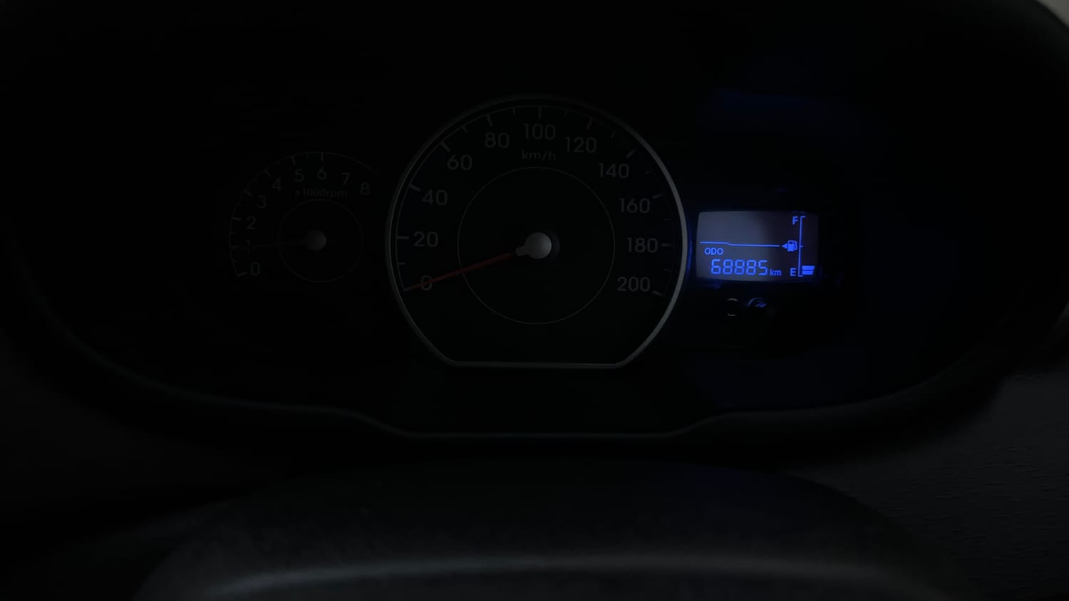 Used 2013 Hyundai i10 Magna 1.2 Kappa2 Petrol Manual interior CLUSTERMETER VIEW