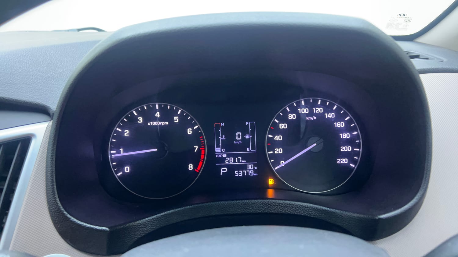 Used 2019 Hyundai Creta SX 1.6 AT Petrol Petrol Automatic interior CLUSTERMETER VIEW