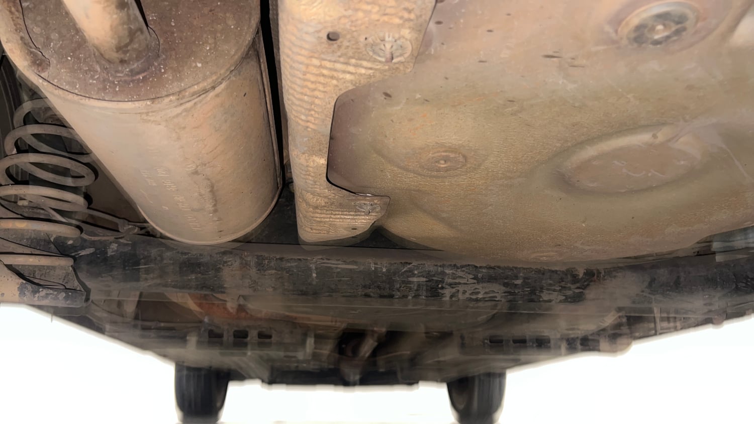 Used 2014 Volkswagen Polo Highline1.2L (P) Petrol Manual extra REAR UNDERBODY VIEW (TAKEN FROM REAR)