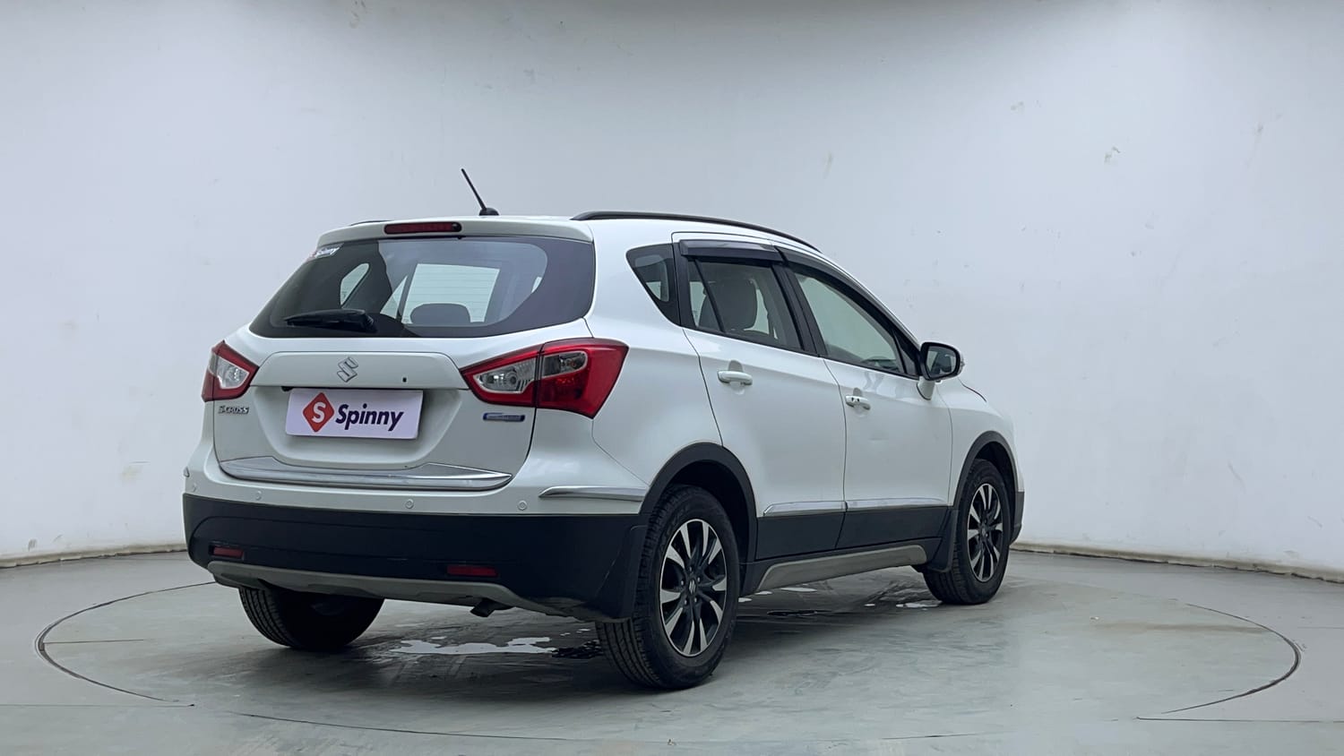 Used 2021 Maruti Suzuki S-Cross Zeta AT Petrol Automatic exterior RIGHT REAR CORNER VIEW