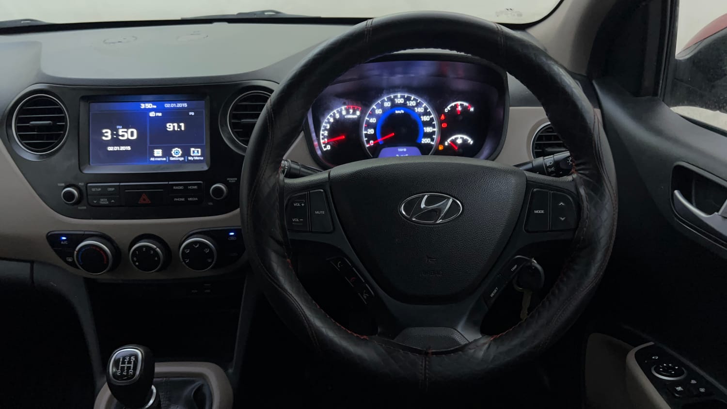 Used 2019 Hyundai Grand i10 Sportz 1.2 Kappa VTVT Petrol Manual interior STEERING VIEW