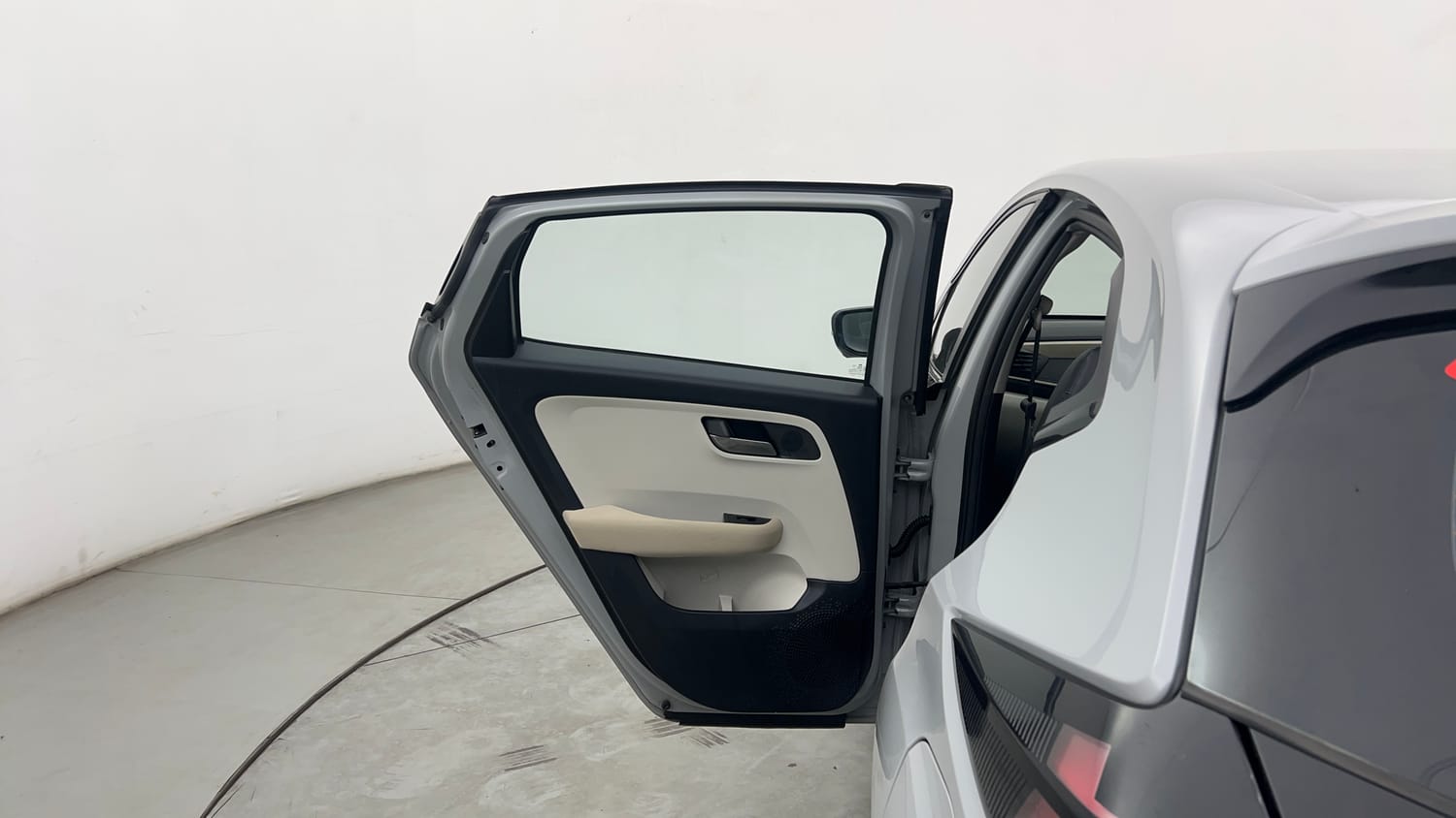 Used 2025 Tata Altroz Creative Petrol 5AMT Petrol Automatic interior LEFT REAR DOOR OPEN VIEW