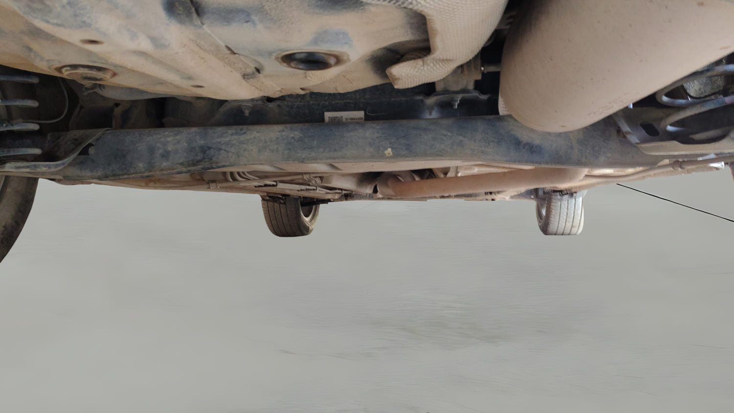 Used 2021 Kia Sonet HTX Plus 1.0 iMT Petrol Manual extra REAR UNDERBODY VIEW (TAKEN FROM REAR)