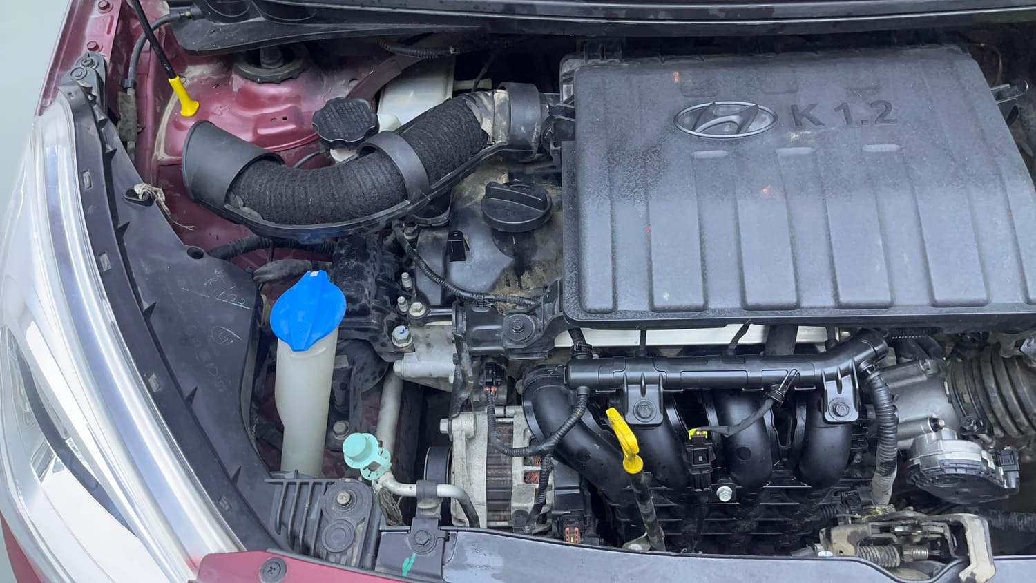 Used 2016 Hyundai Grand i10 Asta 1.2 Kappa VTVT Petrol Manual engine ENGINE RIGHT SIDE VIEW