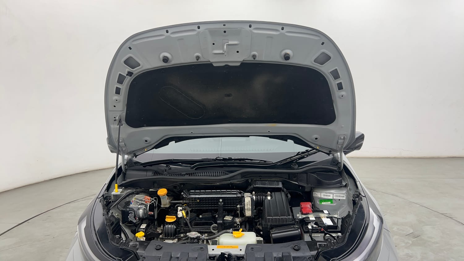Used 2025 Tata Altroz Creative Petrol 5AMT Petrol Automatic engine ENGINE & BONNET OPEN FRONT VIEW
