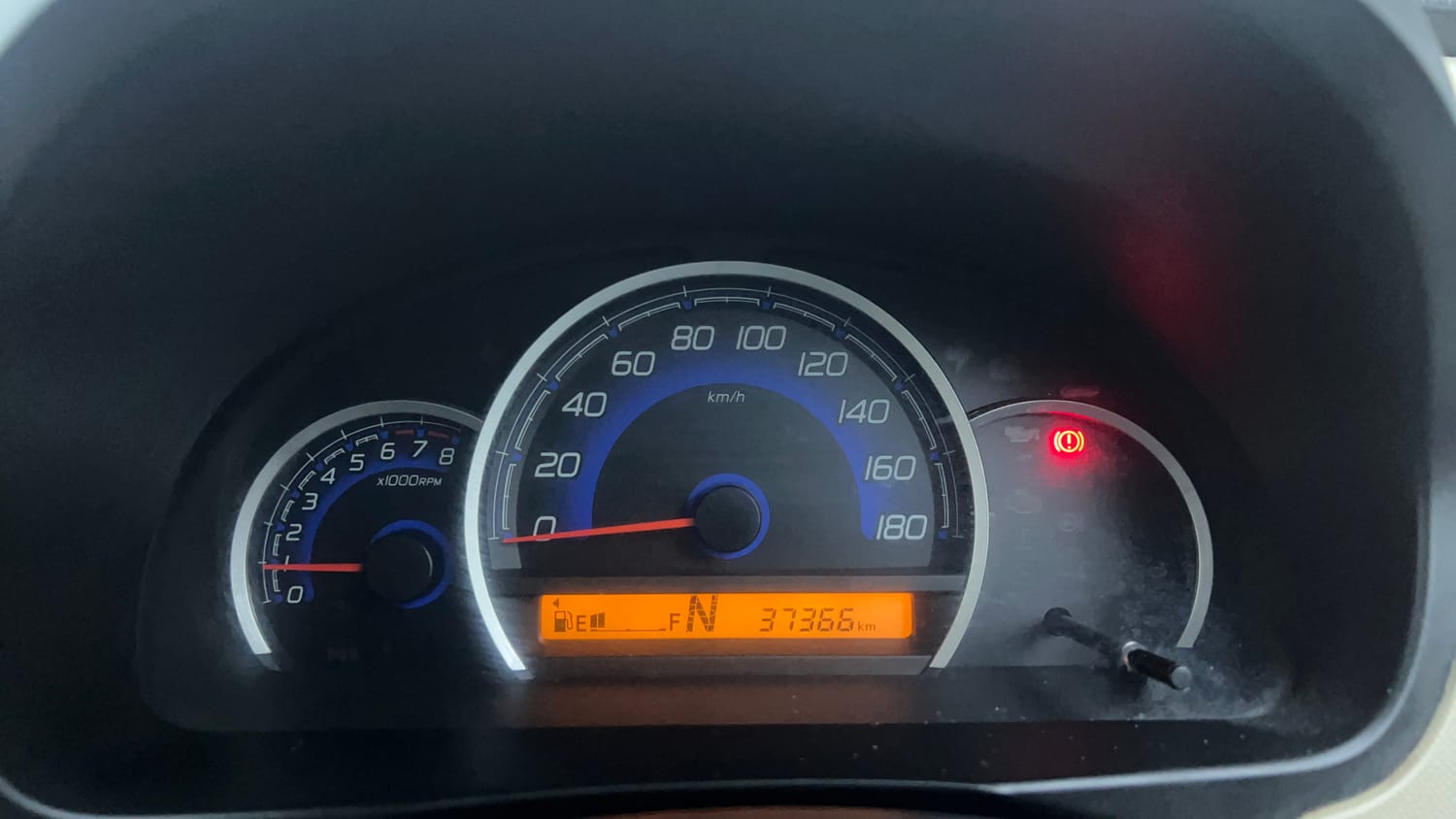 Used 2017 Maruti Suzuki Wagon R 1.0 VXI AMT Petrol Automatic interior CLUSTERMETER VIEW
