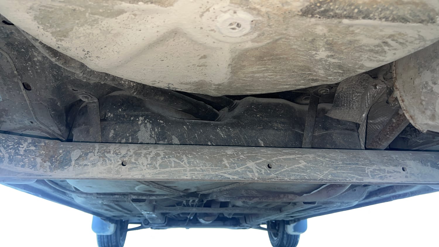 Used 2013 Ford Figo Duratec Petrol ZXI 1.2 Petrol Manual extra REAR UNDERBODY VIEW (TAKEN FROM REAR)