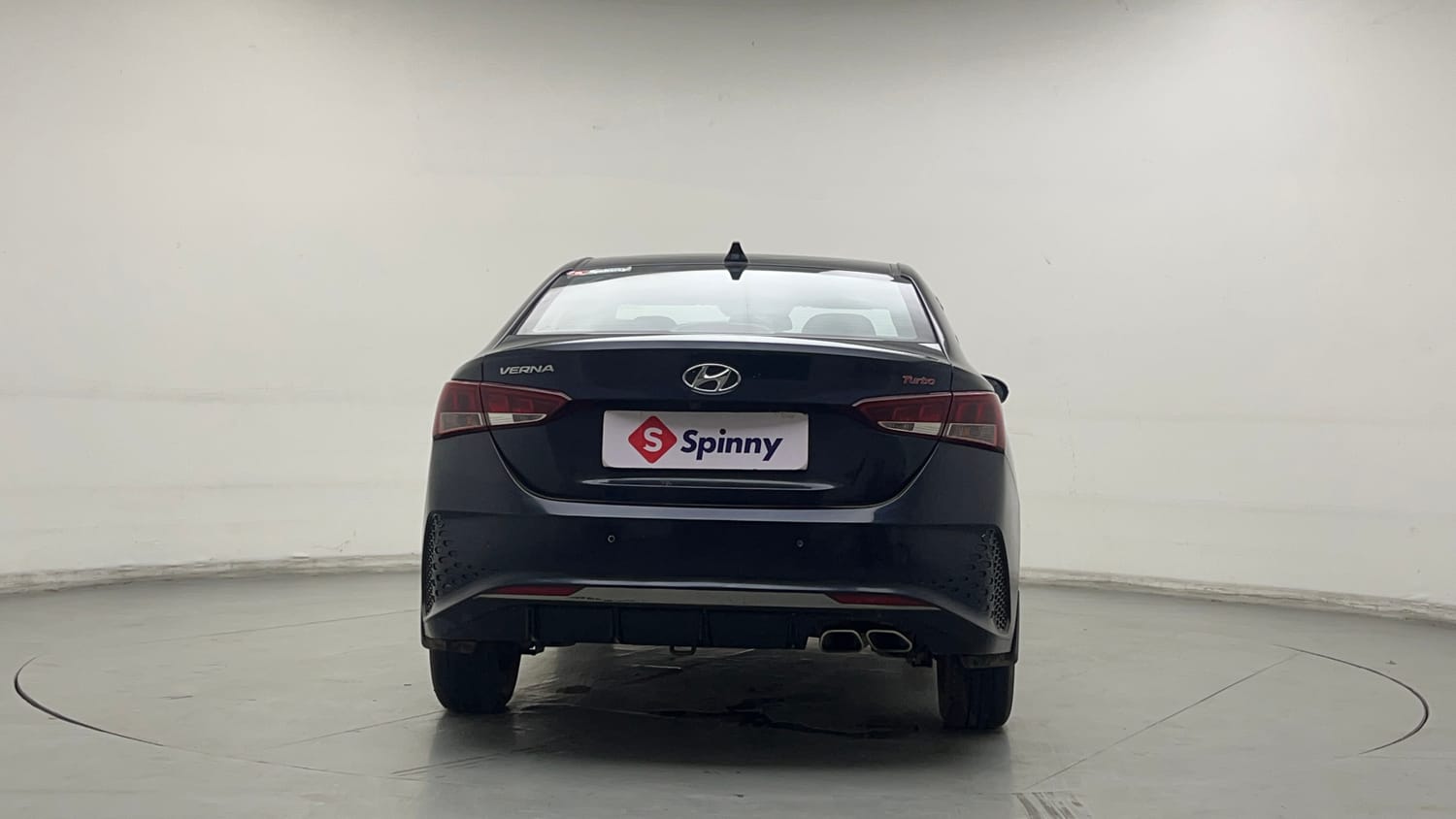 Used 2021 Hyundai Verna SX (O) 1.0 Turbo DCT Petrol Automatic exterior BACK VIEW