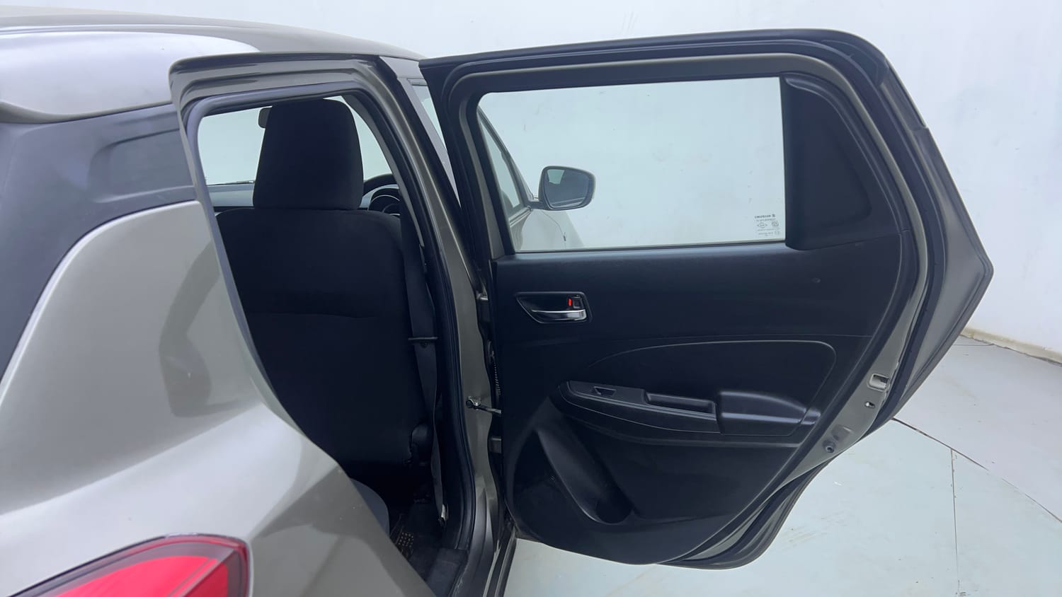 Used 2018 Maruti Suzuki Swift VDi AMT Diesel Automatic interior RIGHT REAR DOOR OPEN VIEW