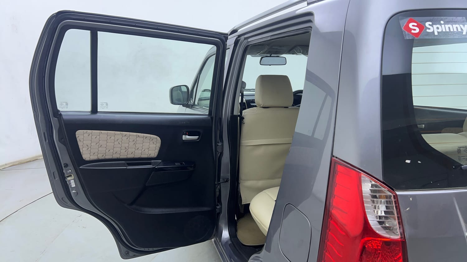 Used 2017 Maruti Suzuki Wagon R 1.0 VXI AMT Petrol Automatic interior LEFT REAR DOOR OPEN VIEW
