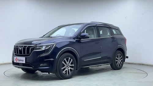 Used 2024 Mahindra XUV700 AX7 Luxury Pack Petrol AT 7 STR Petrol Automatic exterior LEFT FRONT CORNER VIEW