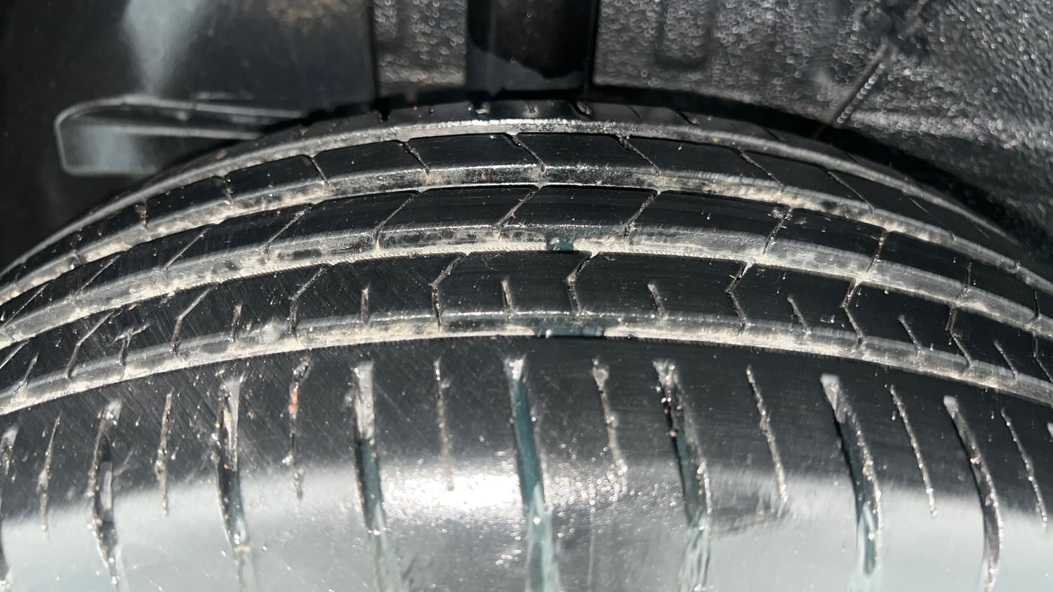 Used 2022 Tata Punch Creative Dual Tone Petrol Manual tyres RIGHT REAR TYRE TREAD VIEW