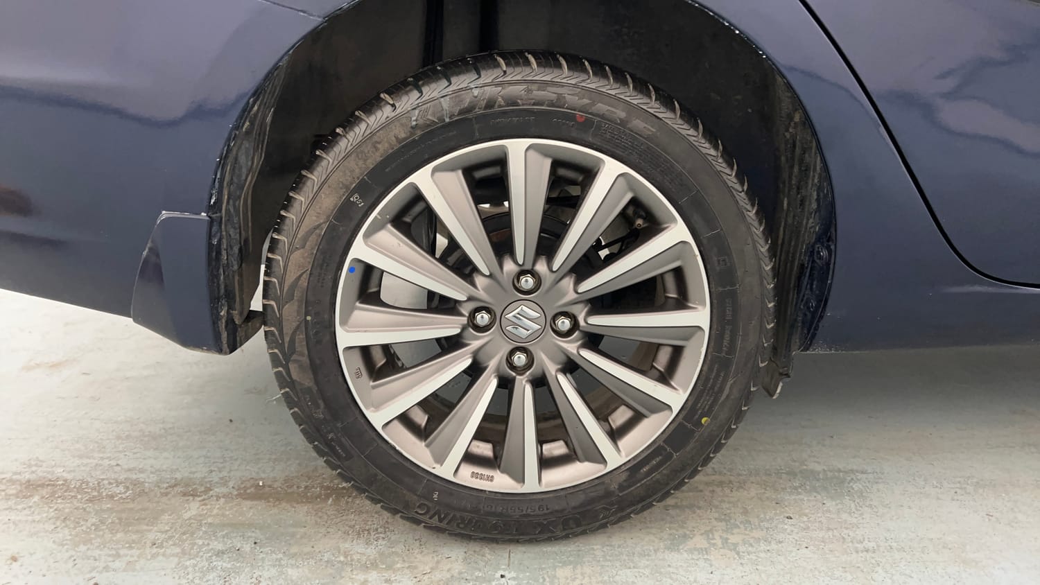 Used 2023 Maruti Suzuki Ciaz Alpha 1.5 Petrol Manual tyres RIGHT REAR TYRE RIM VIEW