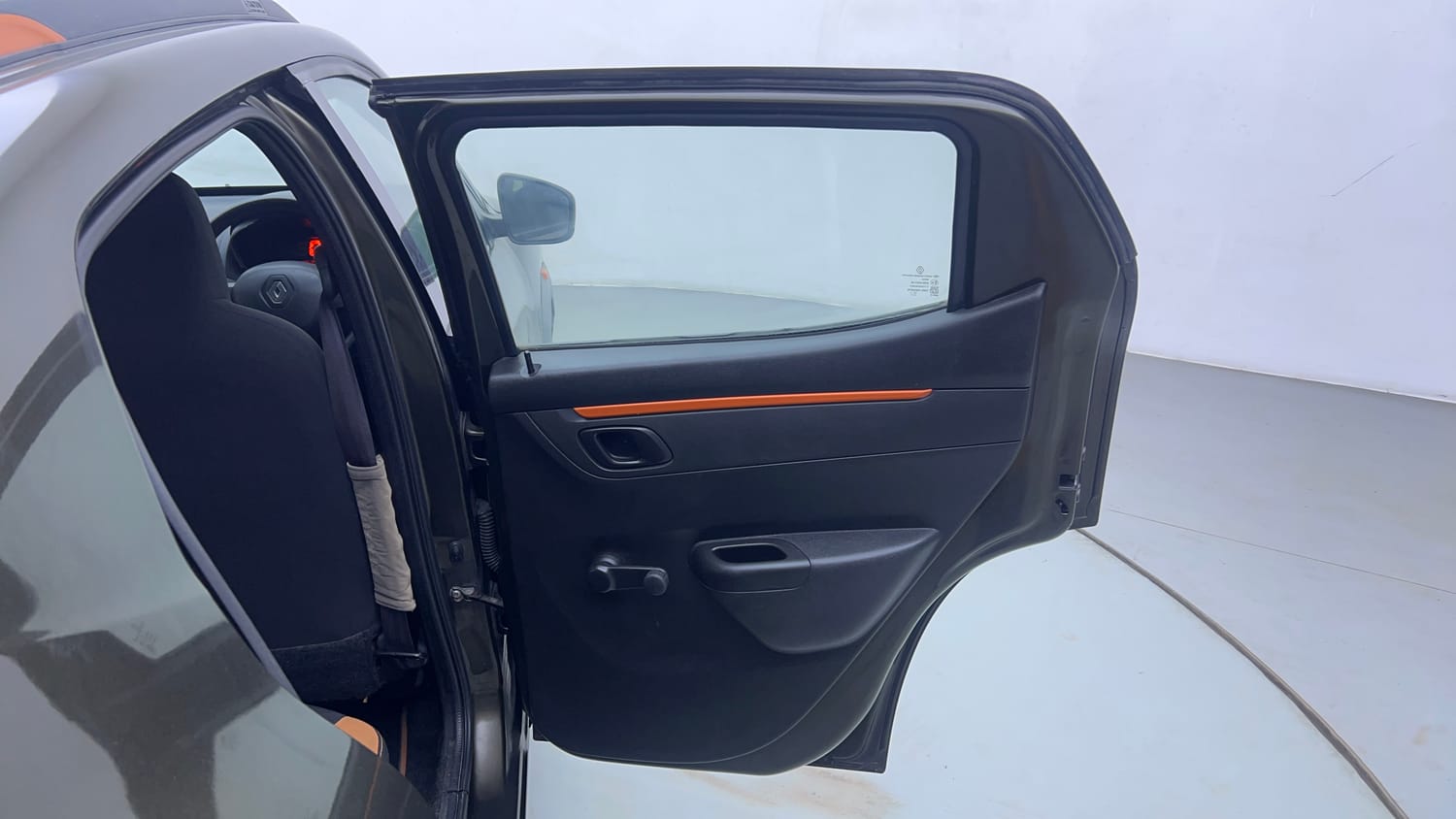 Used 2018 Renault Kwid CLIMBER 1.0 Petrol Manual interior RIGHT REAR DOOR OPEN VIEW