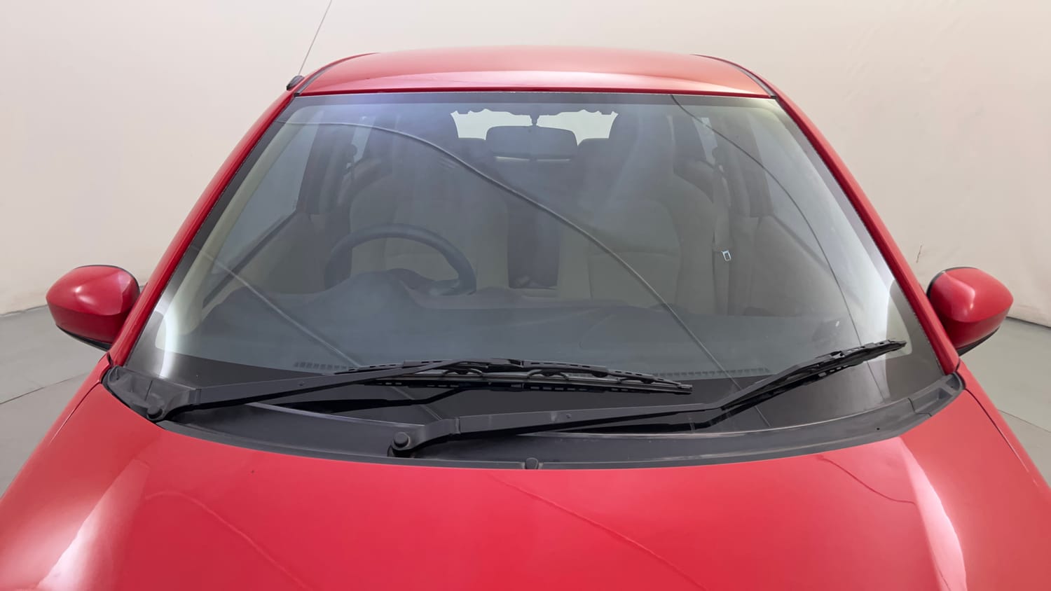 Used 2013 Honda Brio S MT Petrol Manual exterior FRONT WINDSHIELD VIEW