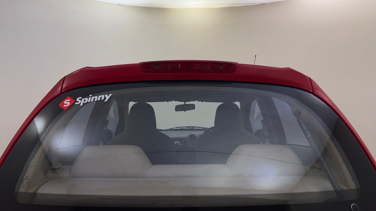 Used 2013 Honda Brio S MT Petrol Manual exterior BACK WINDSHIELD VIEW