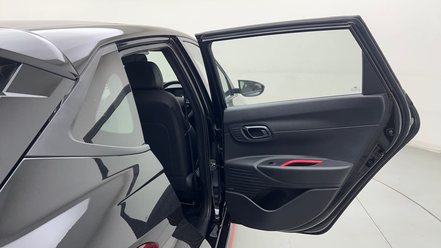 Used 2026 Hyundai i20 N Line N8 1.0 Turbo DCT Petrol Automatic interior RIGHT REAR DOOR OPEN VIEW
