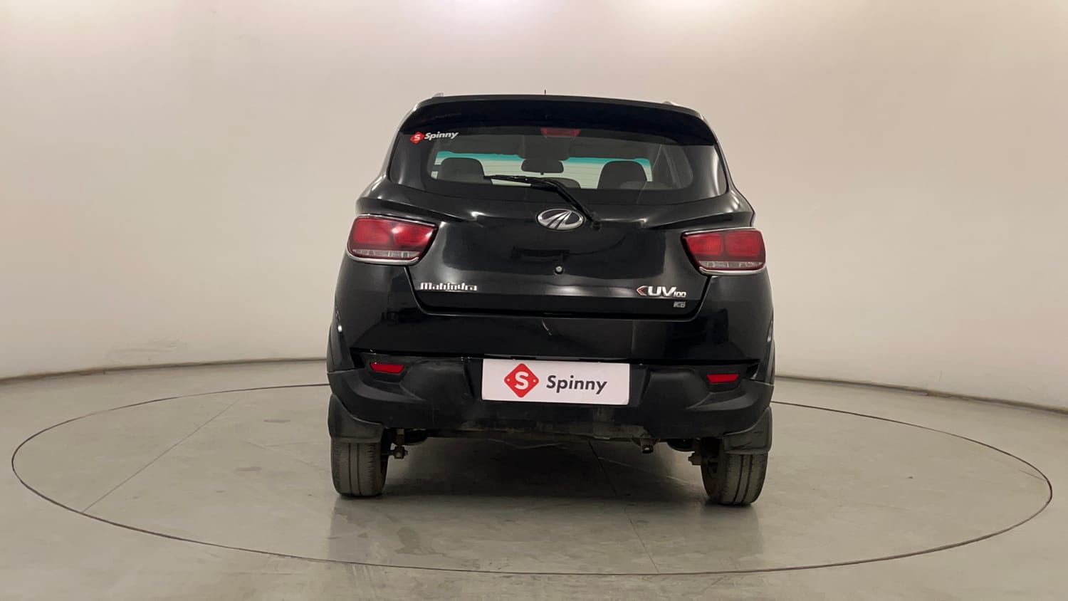 Used 2016 Mahindra KUV100 K6 6 STR Petrol Manual exterior BACK VIEW