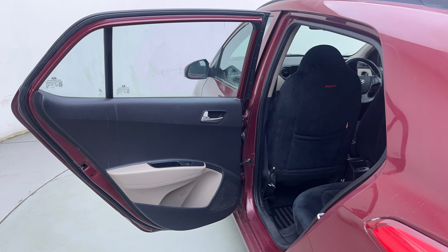 Used 2016 Hyundai Grand i10 Asta 1.2 Kappa VTVT Petrol Manual interior LEFT REAR DOOR OPEN VIEW