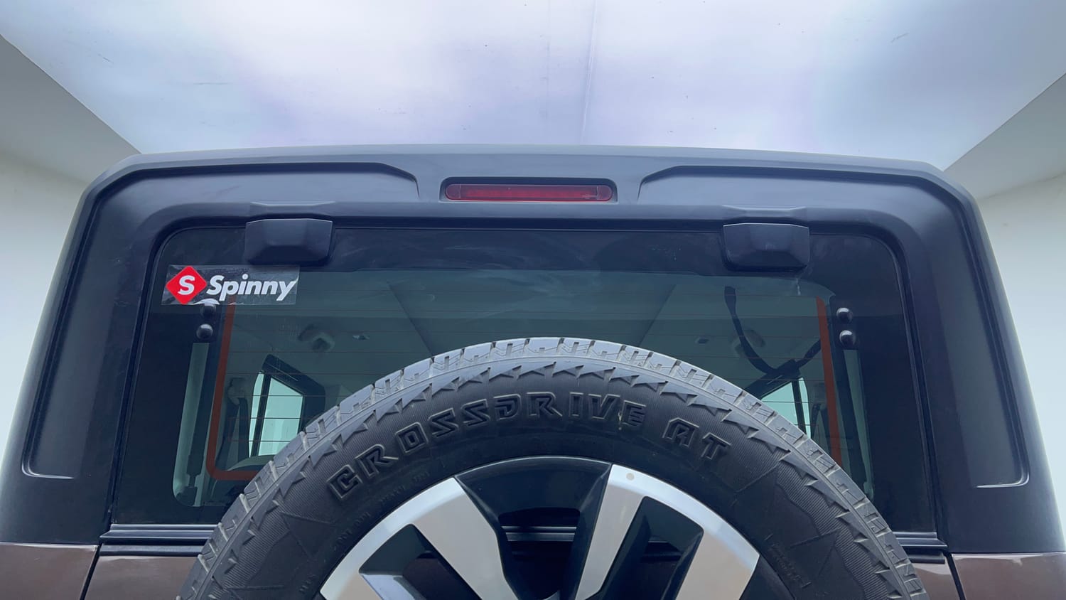 Used 2024 Mahindra Thar Roxx AX7 L Diesel AT 2WD Diesel Automatic exterior BACK WINDSHIELD VIEW