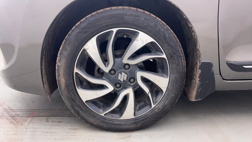 Used 2020 Maruti Suzuki Baleno Zeta Automatic Petrol Automatic tyres LEFT FRONT TYRE RIM VIEW
