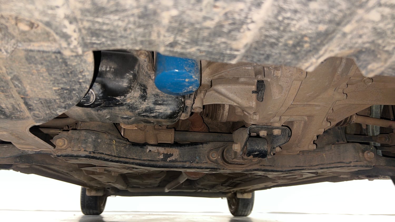 Used 2023 Hyundai Grand i10 Nios Sportz 1.2 Kappa VTVT Petrol Manual extra FRONT LEFT UNDERBODY VIEW