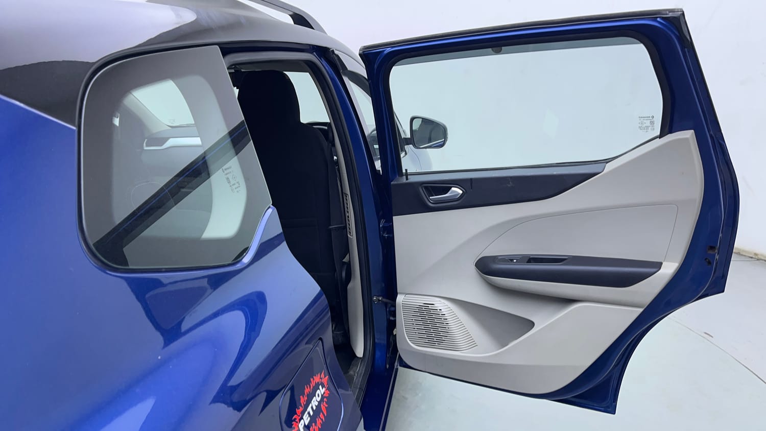 Used 2021 Renault Triber RXZ EASY-R AMT Dual Tone Petrol Automatic interior RIGHT REAR DOOR OPEN VIEW