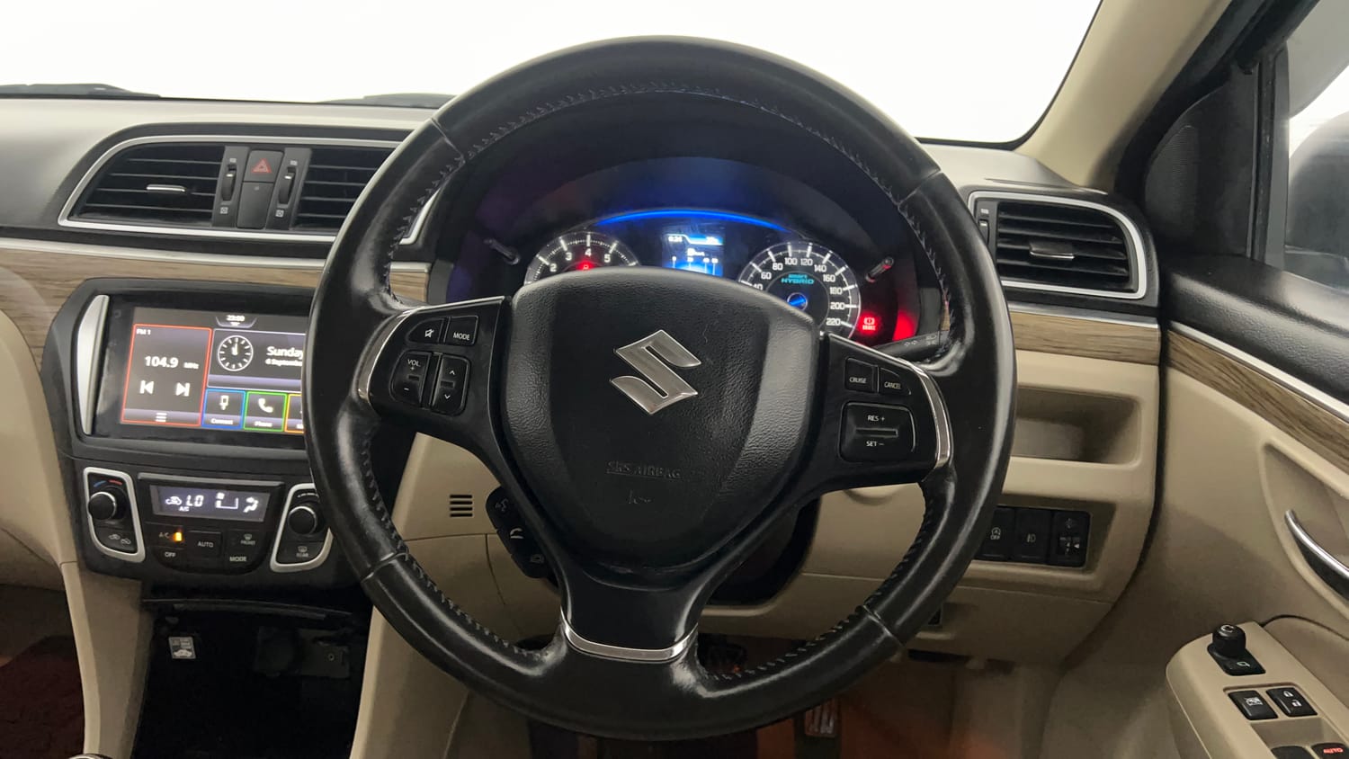 Used 2023 Maruti Suzuki Ciaz Alpha 1.5 Petrol Manual interior STEERING VIEW
