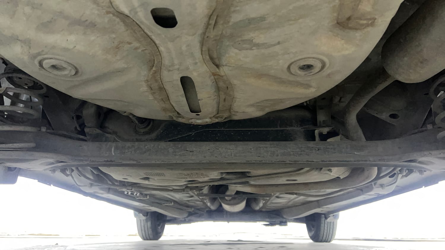 Used 2018 Maruti Suzuki Swift VDi AMT Diesel Automatic extra REAR UNDERBODY VIEW (TAKEN FROM REAR)