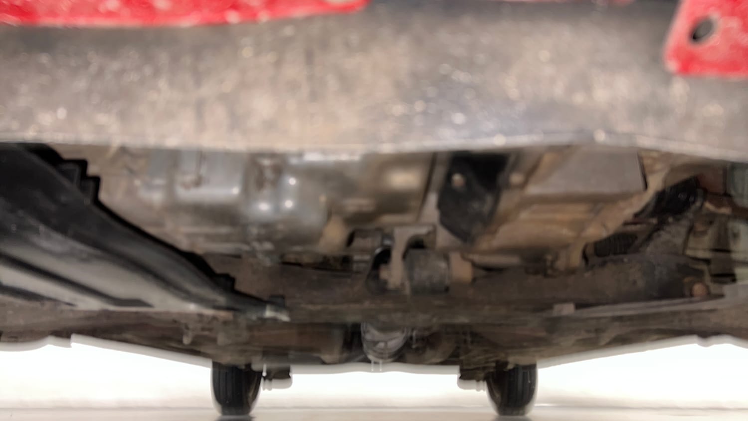 Used 2013 Honda Brio S MT Petrol Manual extra FRONT LEFT UNDERBODY VIEW