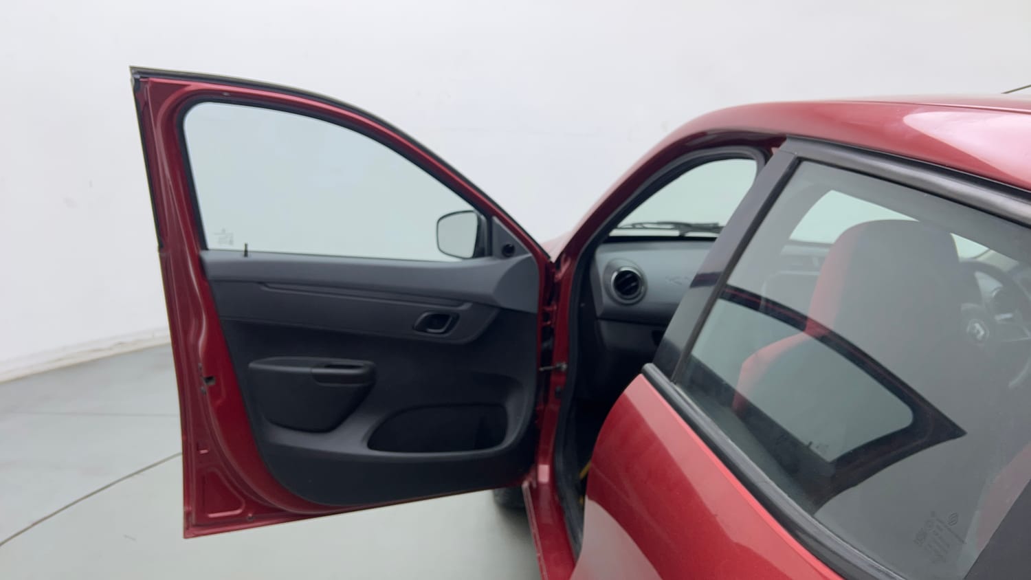 Used 2021 Renault Kwid RXT 1.0 Opt Petrol Manual interior LEFT FRONT DOOR OPEN VIEW