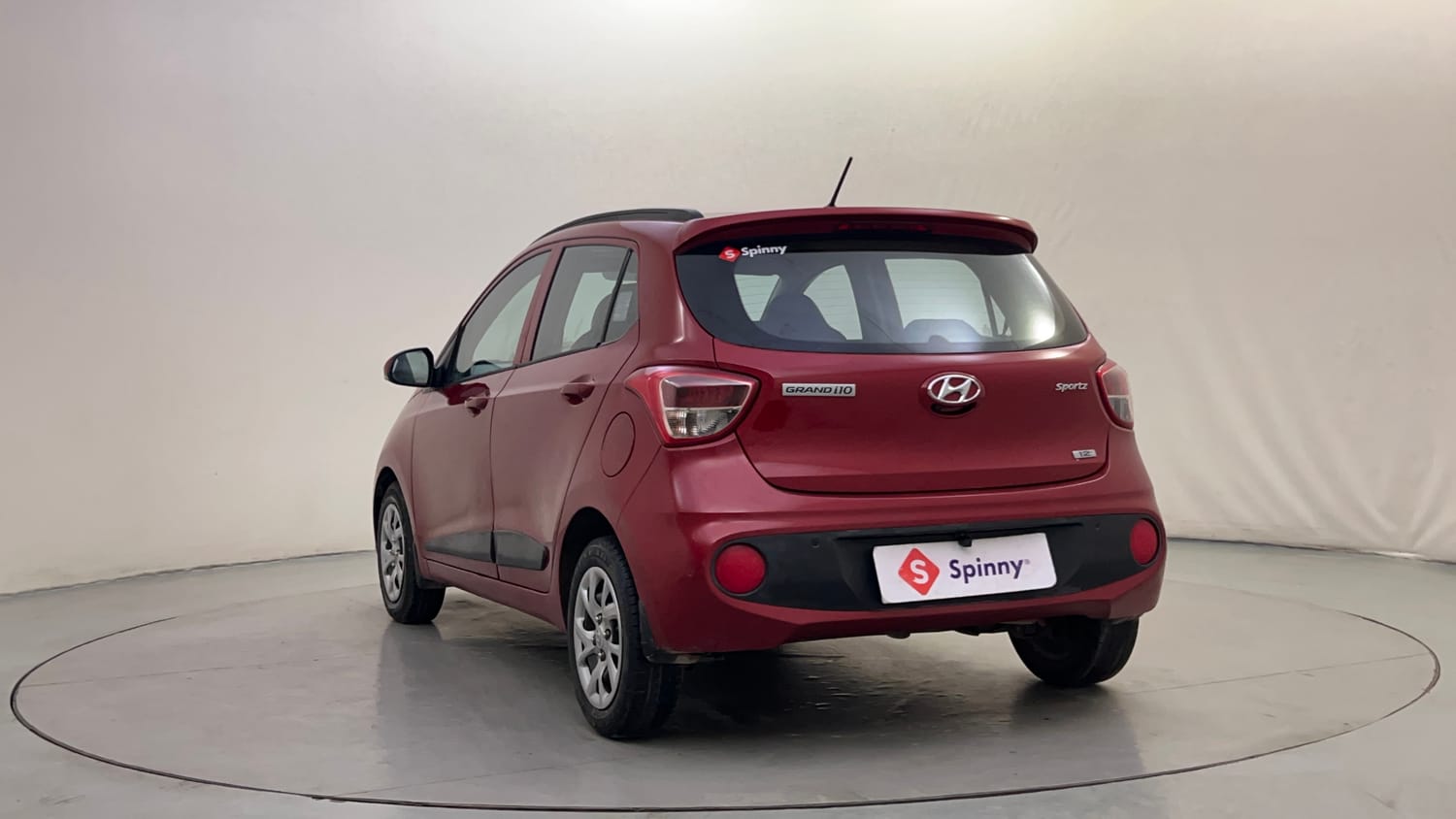 Used 2019 Hyundai Grand i10 Sportz 1.2 Kappa VTVT Petrol Manual exterior LEFT REAR CORNER VIEW