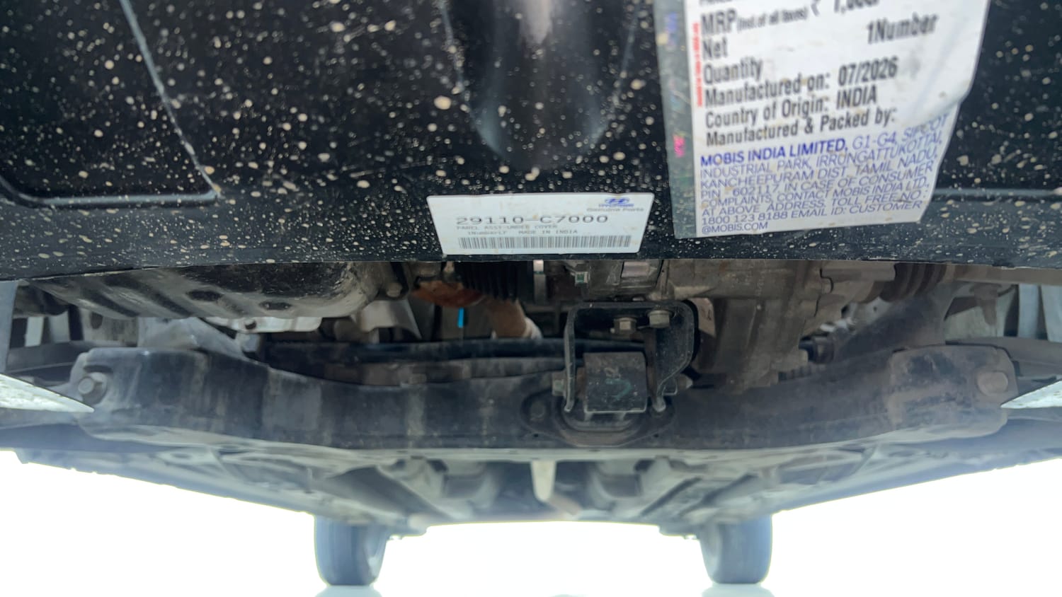 Used 2016 Hyundai Elite i20 Asta 1.2 Petrol Manual extra FRONT LEFT UNDERBODY VIEW