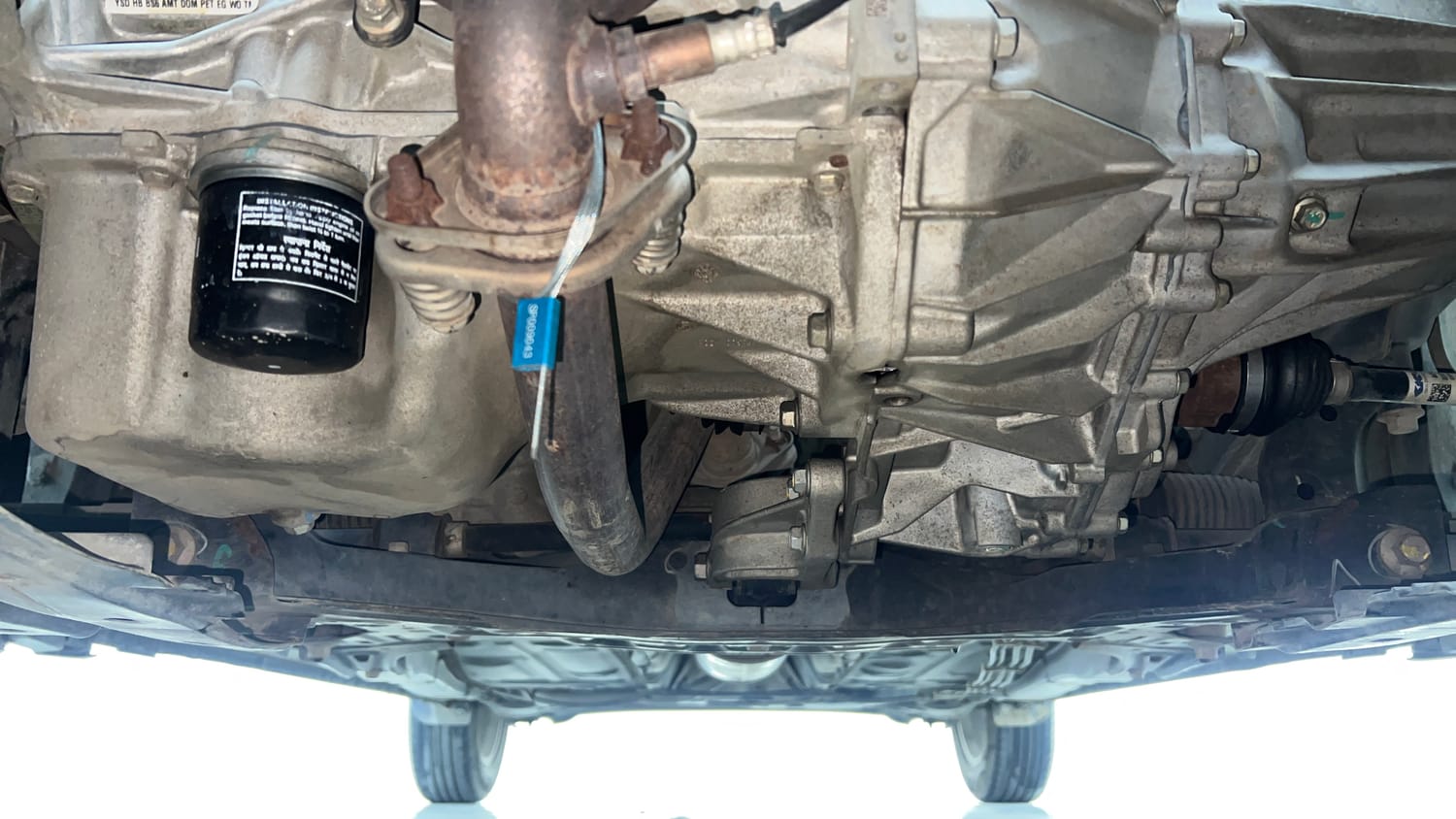 Used 2019 Maruti Suzuki Swift ZXi Plus AMT Petrol Automatic extra FRONT LEFT UNDERBODY VIEW
