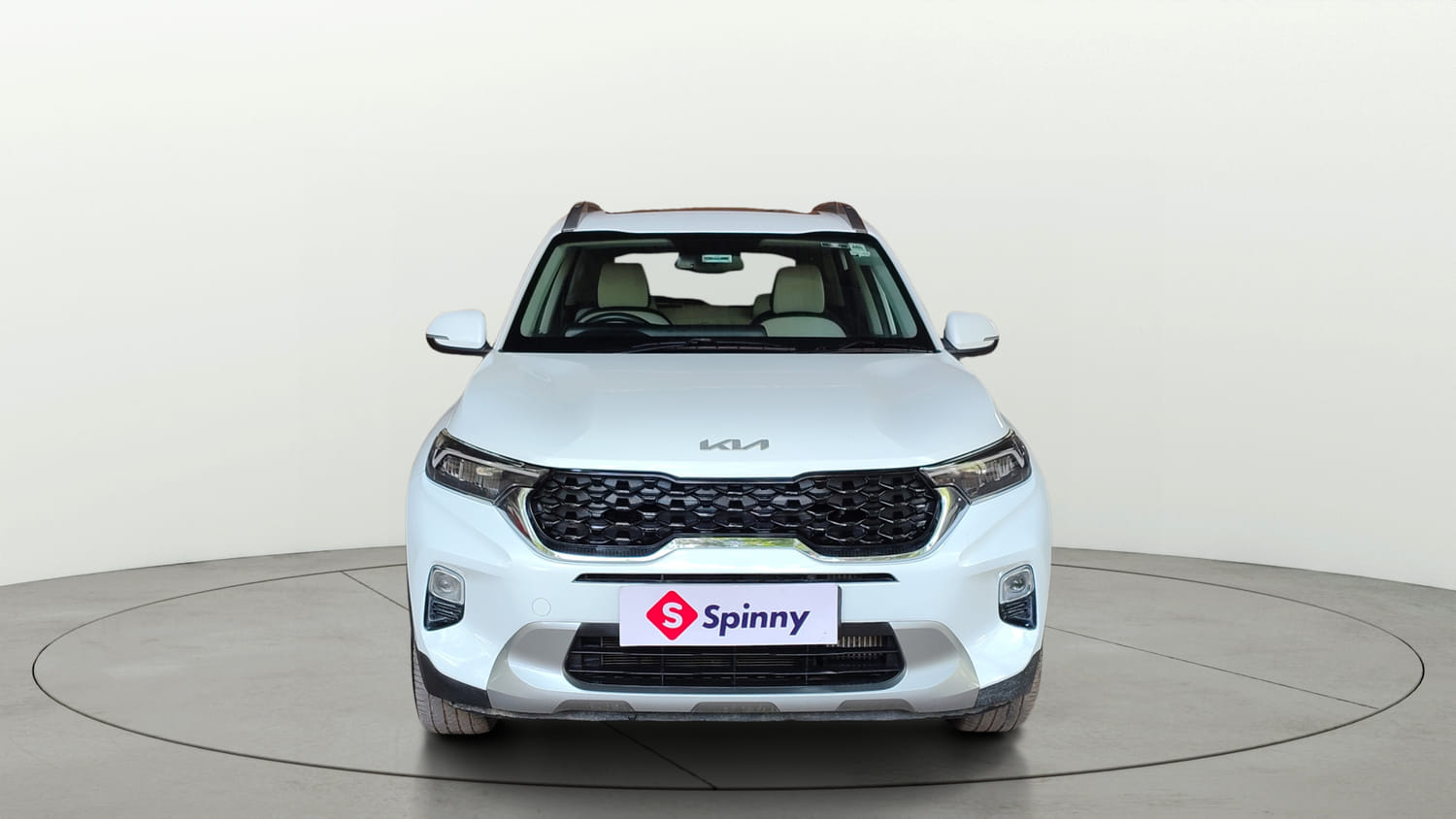 Used 2021 Kia Sonet HTX Plus 1.0 iMT Petrol Manual exterior FRONT VIEW