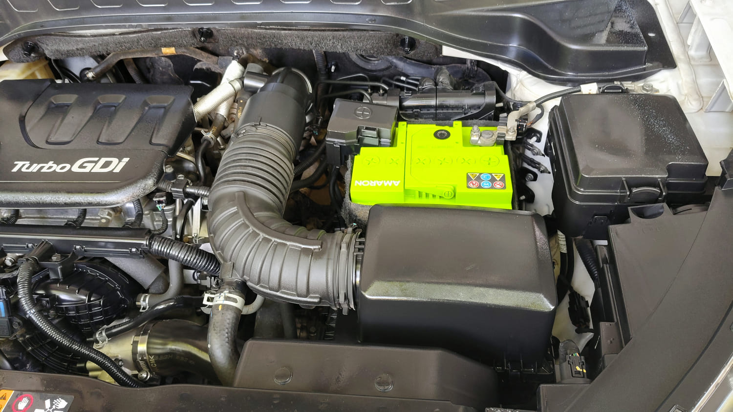 Used 2021 Kia Sonet HTX Plus 1.0 iMT Petrol Manual engine ENGINE LEFT SIDE VIEW