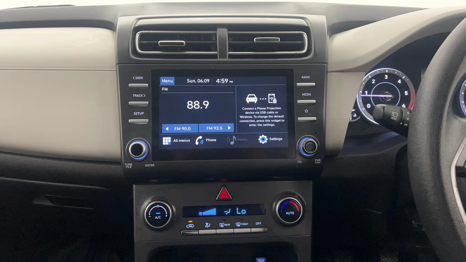 Used 2021 Hyundai Creta S 1.5 Diesel Diesel Manual interior MUSIC SYSTEM & AC CONTROL VIEW