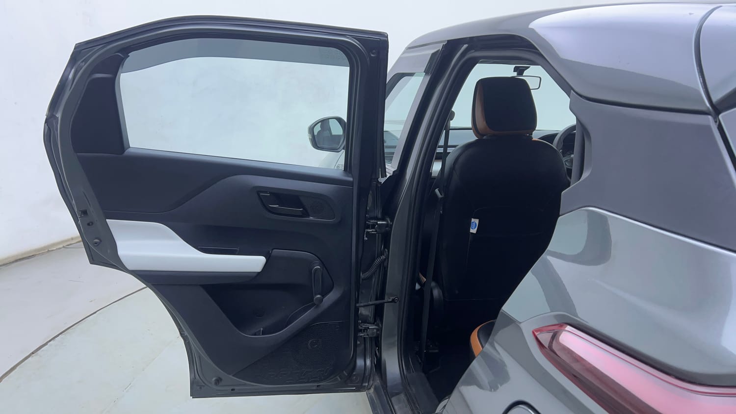 Used 2022 Tata Punch Pure MT Petrol Manual interior LEFT REAR DOOR OPEN VIEW
