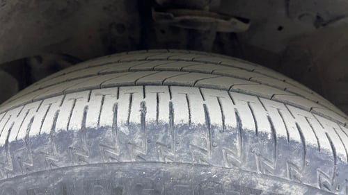 Used 2023 Honda Elevate ZX CVT Petrol Automatic tyres LEFT FRONT TYRE TREAD VIEW